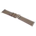 Miniatyrbilde 6 av 8: Smartwatch lærreim Universal Smart Watch-erstatningsrem for IWatch Series SE 8 7 6 5 4 3 2 1 38mm 40mm 41mm Grå