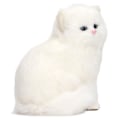 Miniatyrbillede 7 af 8: Simuleret Pels Kat Figur - Realistisk Mini Killing Dekorativ Kitty Statue Syntetisk Pels Kæledyr Udstoppet Dyr Replika