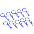 Pikkukuva 5 / 8: 10 kpl 13MM RC-auton kuoripidike RShapen metallirungon pidikkeet tapit 1/5 1/6 1/8 1/10 RC-autolle (sininen)