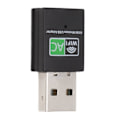 Miniatyrbilde 4 av 8: USB WiFi Adapter for PC 600M 5GHz 2,4GHz Trådløs Dongle Dual Band Plug and Play WiFi Trådløs Transceiver Adapter for bærbar PC