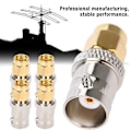 Miniatyrbilde 3 av 8: 5 STK Alle kobber radiofrekvensadapter SMA-BNC RF-adapter SMA hannplugg til BNC hunnkontakt