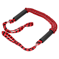 Pikkukuva 5 / 8: Boat Bungee Dock Lines Elastinen Wharf Rope PE Joustava kiinnitys Marine Boat Bungee Rope Punainen ja musta aaltoilu