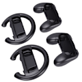 Miniatyrbillede 8 af 8: Controller Grip Styrehjulsæt Varmebestandige Greb og Styrehjul til Switch (Sort Sort)