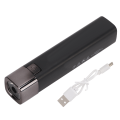 Pikkukuva 1 / 8: Ladattava Superkirkas Taskulamppu Mini USB Sähkötaskulamppu Virtapankkitoiminnolla Ulkoiluun Musta