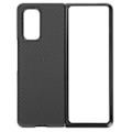 Miniatyrbillede 1 af 8: Carbonfiber Telefonbeskyttelsesetui til Xiaomi MIX FOLD ABS Smartphone Beskyttelsesetui Sort