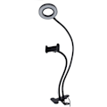 Miniatyrbillede 8 af 8: Mobiltelefon Live Lighting 3 Farve Justerbar Vinkel Lys Multifunktion USB Strømforsyning Selfie Ringe Lys