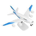 Miniatyrbillede 4 af 8: Legeringsflymodel Flymodel 5 Lys Passagerfly Legetøj med Display Stativ Blå
