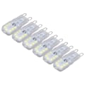 Miniatyrbillede 6 af 8: G9 pære dæmpbar øjenbeskyttelse energibesparende 14 LED'er 3W lyspære til lysekrone bordlampe 6 stk varmt lys 220V