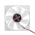 80mm LED Lys 12V 4Pin Lydløs PC Kabinet Køleventilator Computer Køler Blå