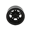 Miniatyrbillede 2 af 8: 4 stk. plastik RC bilhjul til 1/10 fjernstyret bil til AXIAL SCX10 90046 Sort
