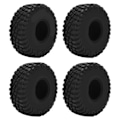Pikkukuva 1 / 8: 4 kpl 120 mm RC-renkaita, joustavat, vahva vaimennuskyky, kevyt, yleiskäyttöiset kauko-ohjattavat autotarvikkeet