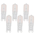 Miniatyrbillede 4 af 8: G9 pære dæmpbar øjenbeskyttelse energibesparende 5W 22 LED små pærer til loftslampe bordlampe 6 stk varmt lys 110V