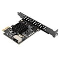 Miniatyrbillede 6 af 8: PCIe til SATA 3.0 udvidelseskort 6 Gbps MINI SAS36 PIN SFF 8087 Output PCIe SATA 3.0 controllerkort til desktop chassis