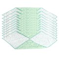 Miniatyrbillede 8 af 8: 10 stk. Reaktivt trykt farvet håndklæde Absorberende mikrofiberhåndklæde til badeværelse Køkken 40x40cm