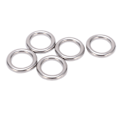 Miniatyrbilde 7 av 8: 5 stk. 304 Rustfritt Stål Runde O-Ringer Flerbruks Sømløs Sveiset Metall O-Ring for Seiling Dykking 5x20mm