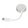 Pikkukuva 4 / 8: 2-in-1 Type-C - 3,5 mm kuuloke- ja latausadapteri, korkealaatuinen ääni ja PD 60 W nopea lataus, hopea