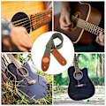 Miniatyrbilde 5 av 8: Høykvalitets universell gitarstropp for elektriske/akustiske gitarer bass (militærgrønn)