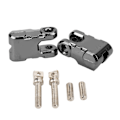 Miniatyrbillede 6 af 8: 2 sæt RC metalspil trækkrog aluminiumslegering spilkrog til 1/10 RC bil opgraderingsdele sort