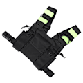 Miniatyrbild 2 av 8: Gult reflekterande band Bröstsele Front Pack Påse case för UV-5R/82/9R/XR