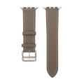 Miniatyrbild 1 av 8: Smart Watch Watch Klockarmband Läder Smart Watch Tillbehör för IOS Watch Series SE 8 7 6 5 4 3 2 1 42mm 44mm 45mm Grå
