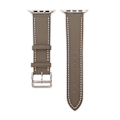 Pikkukuva 1 / 8: Smart Watch Watch Ranneke Nahkainen Smart Watch lisävaruste IOS Watch Series SE 8 7 6 5 4 3 2 1 42mm 44mm 45mm harmaa