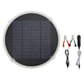 Pikkukuva 1 / 8: Pyöreä aurinkokennopaneeli Mini monokristallinen epoksilevy Korkea muuntoteho 20W 12V auton akun lataukseen ja sytytykseen