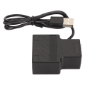 Miniatyrbillede 4 af 8: Ethernet Splitter 100M 1 til 2 Forgyldt Pin Beskyttet Lag Stærk PVC LAN Splitter til ADSL Hub Switcher TV Router