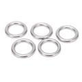 Miniatyrbilde 1 av 8: 5 stk. 304 Rustfritt Stål Runde O-Ringer Flerbruks Sømløs Sveiset Metall O-Ring for Seiling Dykking 5x20mm