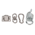 Miniatyrbillede 8 af 8: Heavy Duty swing bøjler rustfrit stål swing hængende sæt Hængekøje stol montering sæt til loftet veranda
