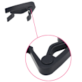 Miniatyrbillede 7 af 8: Hurtigt skiftende legeret trigger clamp key capo til 6-strenget folkeguitar (sort)