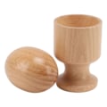 Miniatyrbilde 4 av 8: Egg Cup Puzzle Toy i tre - Øvelse i å gripe, montering, tidlig utdanning for baby og småbarn