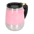 Miniatyrbild 5 av 8: Självrörande mugg Automatisk blandning Magnetisk mugg Rostfritt stål Kaffe kopp för drycker Te Varm choklad MjölkRosa