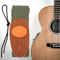 Miniatyrbilde 4 av 8: Høykvalitets universell gitarstropp for elektriske/akustiske gitarer bass (militærgrønn)