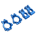 Miniatyrbillede 2 af 8: Metal Front C Hubs Spindelbærer med Bageste Navbærere til Losi Lasernut U4 1/10 RC Bil Blå