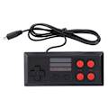 Miniatyrbillede 6 af 8: Bærbar lomme-gamepad Klassisk håndholdt spillekonsol med spillekort til PVP (rød)