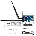 Pikkukuva 1 / 8: Mini PCIE -sovitin, monen järjestelmän yhteensopivuus, 4-nastainen virtaliitäntä, pienikokoinen PCIE -sovitin