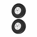Miniatyrbilde 8 av 8: 2 STK Metallfelger Dekksett for Axial SCX24 90081 1/24 RC Crawler Bil Oppgraderingsdeler Sølv