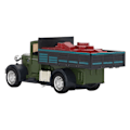 Pikkukuva 8 / 8: Kuljetusauto pienoismalli Diecast 1:32 Seosleluauto Klassinen Retro Amerikkalainen Kuljetin Lapselle Palikktyyppi