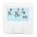 Miniatyrbild 8 av 8: Digital temperaturregulator LCD-display Programmerbar termostat för panna Vit 30‑230VDC