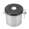 Miniatyrbillede 5 af 8: Kaffebeholder i rustfrit stål med lufttæt beholder til kaffe med 30 ml ske, datosporing, kaffekande til opbevaring af 1,2 l, rustfrit stål