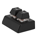 Miniatyrbild 7 av 8: Programmerbar knappsats 2 nycklar Kopiera klistra Röd Switch USB C-anslutning Mini mekanisk knappsats för Gaming Office Media