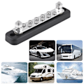 Miniatyrbillede 5 af 8: 10 Positioner Bus Bar Elektrisk Terminalforbindelsesblok med 2 Stud AC 130A DC 150A