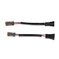 Miniatyrbilde 5 av 8: 2 stk DT Hunn til H11 Hann Konverteringskabelsett Adapter Vanntett for LED Arbeidslys Lysstang
