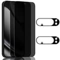 2-Pack Google Pixel 10 Pro Privacy Skärmskydd & 2-Pack linsskydd - Härdat Glas 9H - Super kvalitet 3D