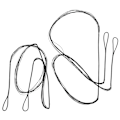 Miniatyrbillede 1 af 8: 2 stk Bueskydning Bowstring Recurve Bue String 12 tråde 145cm/57.1in 117cm/46.1in Erstatning