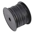 Miniatyrbillede 2 af 8: 3,3 mm/0,13 tommer firkantet snor trimmer line høj effektivitet nylon sort græs trimmer line udskiftning til Husqvarna 100m/328,1ft