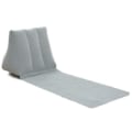 Pikkukuva 1 / 8: Kolmiotyynyn rantamatto PVC flokkaava puhallettava rantatuolityyny, kokoontaitettava rantatyynymatto ulkoleirintälle Beach Grey