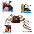 Miniatyrbild 5 av 8: 3D-simulering Mjuk fiskebete Mask lockar Vevbeten Krokar Tackle