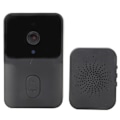 Miniatyrbillede 3 af 8: WIFI Videodørklokke HD 1080P IR Nattesyn Fjernbetjening Visuel Intercom Dørklokke til Hjem Sort