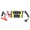 Miniatyrbillede 2 af 8: Bilbatterioplader 12V 6A Støjsvag Køleventilator Bil Automatisk Batterioplader til 4Ah til 100Ah Lastbiler Motorcykler Tricykler